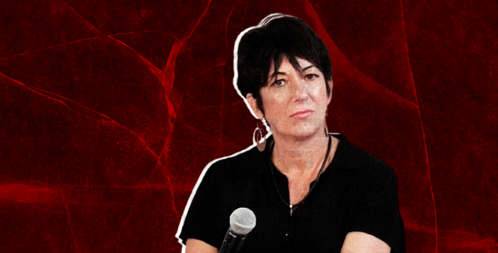 Ghislaine Maxwell. (Ilustración: Yasmín Esmeralda Díaz)