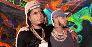Anuel AA y Rochy RD. (Ilustración: Yasmín Esmeralda Díaz)