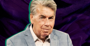 Manolo Santana, ex tenista. (Ilustración: Yasmín Esmeralda Díaz)