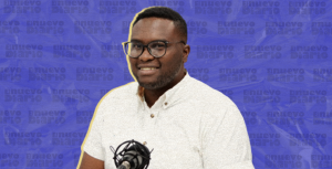 Elmer Feliz, comunicador. (Ilustración: Yasmín Esmeralda Díaz)