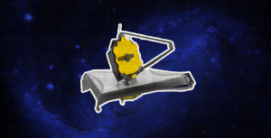 El telescopio James Webb. (Ilustración: Yasmín Esmeralda Díaz)