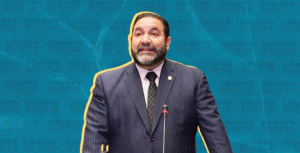 Rogelio Genao, senador por La Vega y secretario general del Partido Reformista Social Cristiano. (Ilustración: Yasmín Esmeralda Díaz)