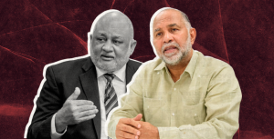 Eduardo Hidalgo, presidente de la Asociación Dominicana de Profesores (ADP). (Ilustración: Yasmín Esmeralda Díaz)