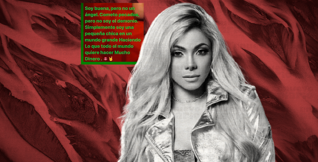 La Materialista, controversial exponente urbana.