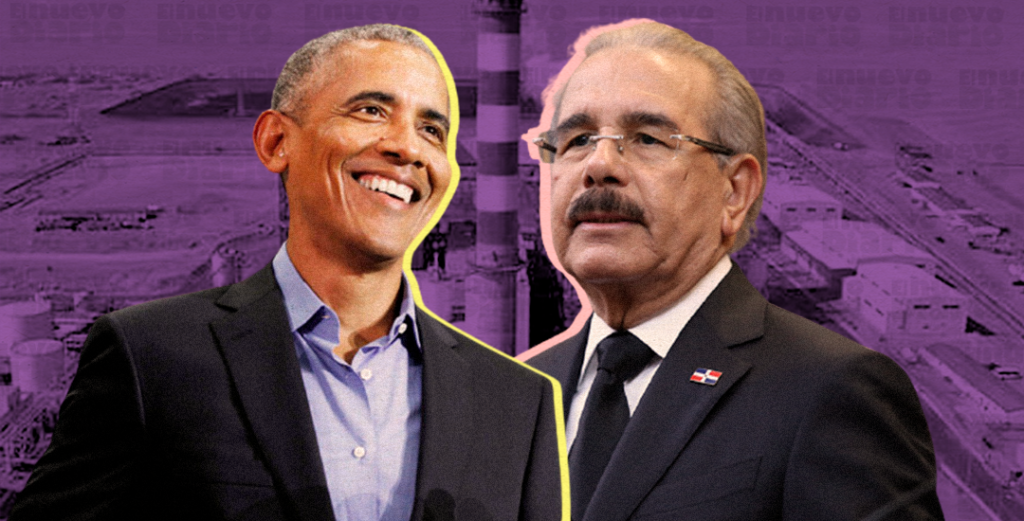 Danilo Medina y Barack Obama. (Ilustración: Yasmín Esmeralda Díaz)