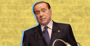 El exprimer ministro italiano Silvio Berlusconi. (Ilustración: Yasmín Esmeralda Díaz)