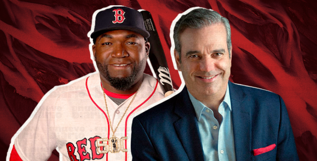 Luis Abinader y David Ortiz. (Ilustración: Yasmín Esmeralda Díaz)