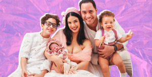 Raeldo López y su esposa Cristal De Moya. (Ilustración: Yasmín Esmeralda Díaz)