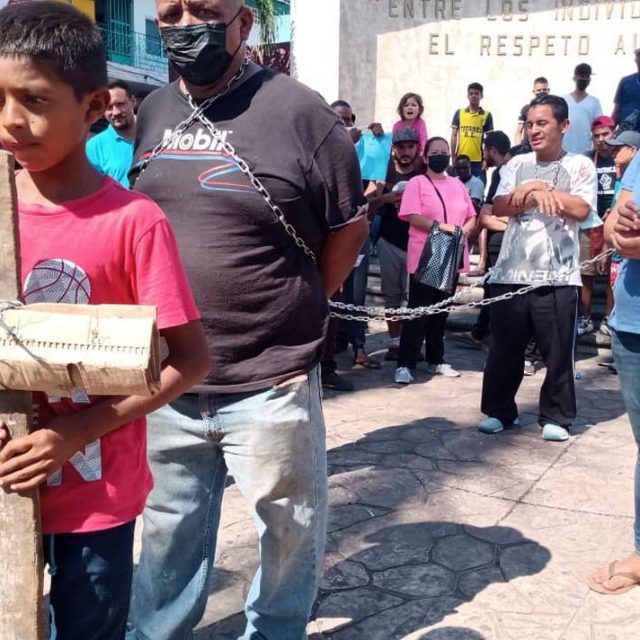 Migrantes Realizan Viacrucis En El Sur De México Para Exigir Visas