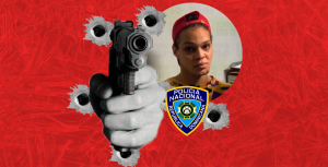 Omar Tejeda, de 22 años de edad, fue entregado por el dirigente popular Guanchy Comprés.