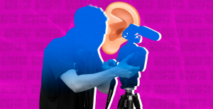 El camarógrafo está estable en un centro de salud. (Ilustración: Yasmín Esmeralda Díaz)