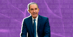 El titular del Mescyt, doctor Franklin García Fermín. (Ilustración: Yasmín Esmeralda Díaz)