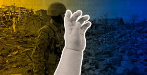 De 7,5 millones de menores ucranianos casi dos tercios han huido. (Ilustración: Yasmín Esmeralda Díaz)