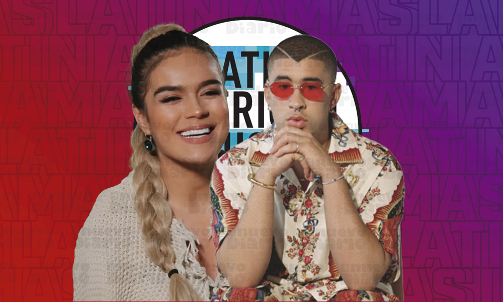 Karol G Y Bad Bunny, Grandes Ganadores De Los Latin American Music Awards