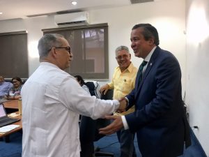 CED y Medio Ambiente sostienen encuentro; ministro Jorge Mera valora trabajo de la Iglesia