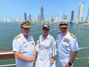 Comandante de la Armada Dominicana visita a Colombia para aunar lazos entre los dos países