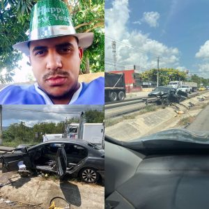 Muere hombre en accidente de tránsito en el municipio de Villa González
