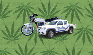 PN ocupa motocicleta y 70 porciones de presunta marihuana en Sajoma, Santiago