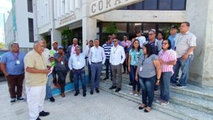 (VIDEO) Empleados de Coraasan exigen aumento salarial