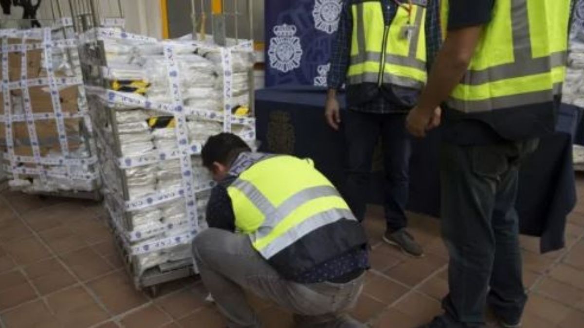 La Policía española incauta 4 toneladas de cocaína