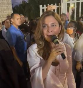 (VIDEO) Carolina Mejía valora llegada de la Virgen de la Altagracia a SD