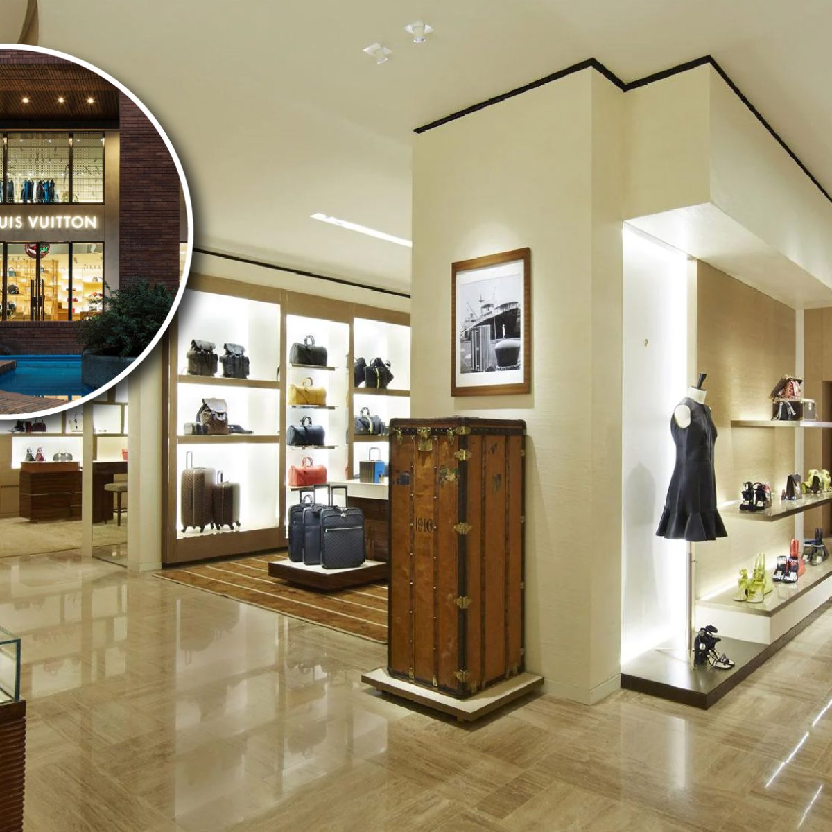 Roban en la tienda de Louis Vuitton de paseo de Gràcia de