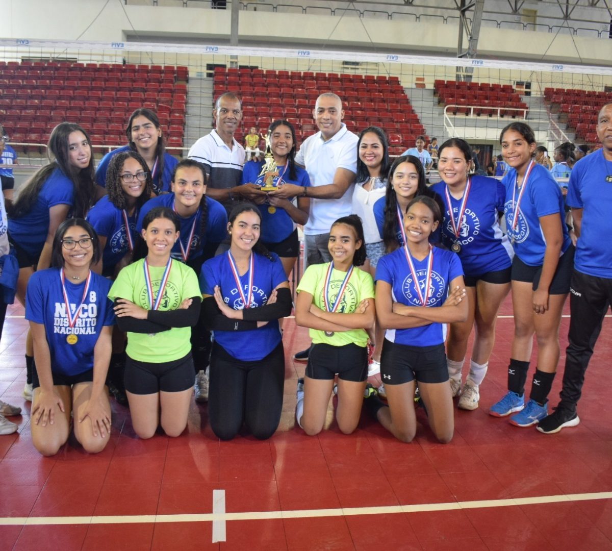 Club Naco se corona campeón en torneo voleibol de la Asovodina El