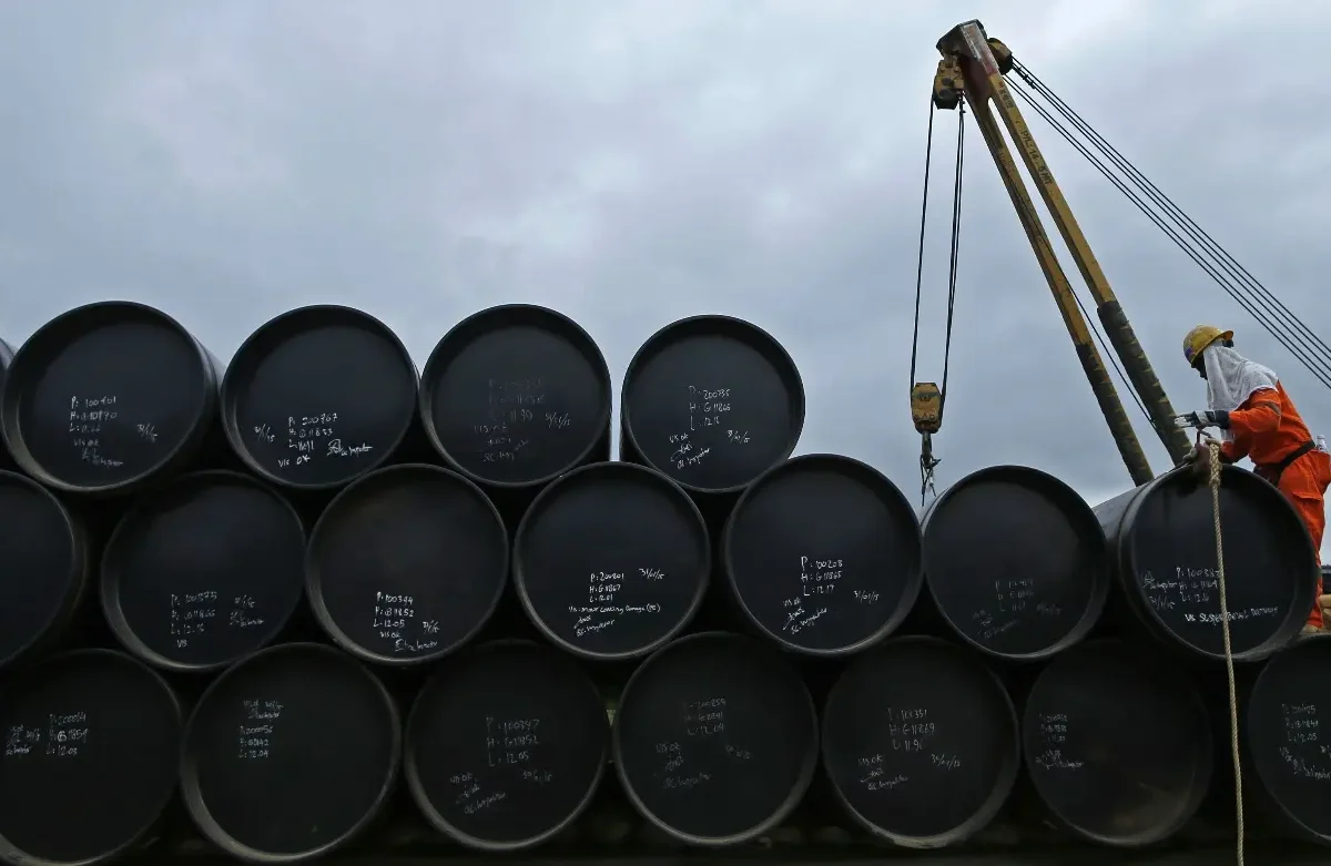 Texas oil fell 4.2% to close at .93 a barrel