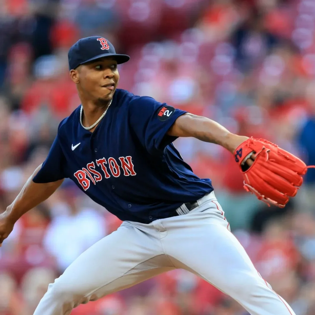 Brayan Bello learning from Pedro Martinez