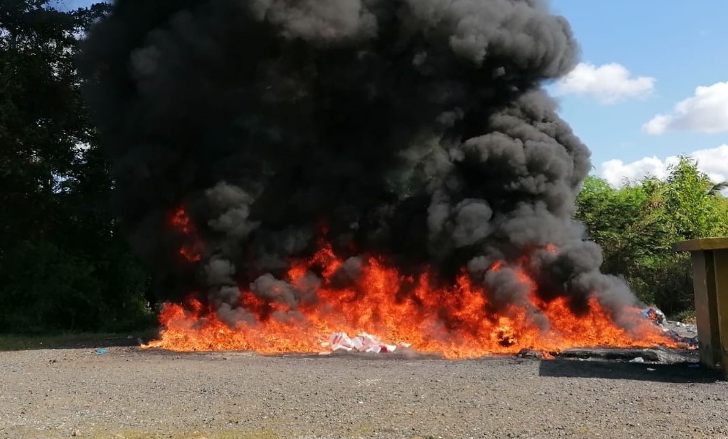 Inacif incinera 52 kilogramos de drogas ocupados en distintos puntos del país 