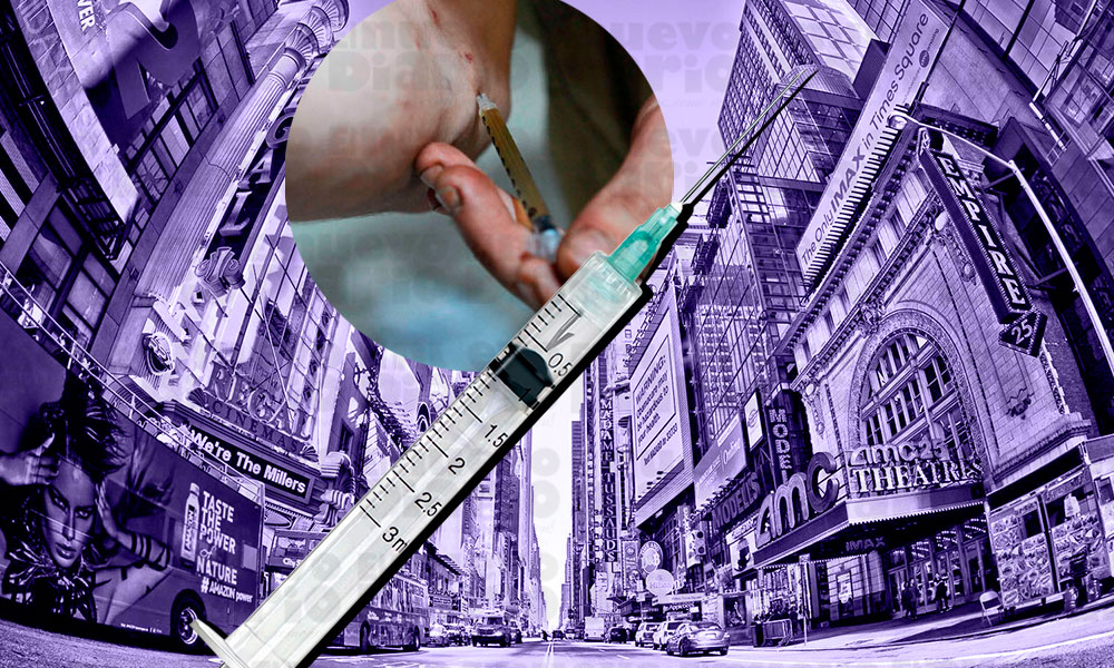 Un neoyorquino muere por sobredosis cada tres horas
