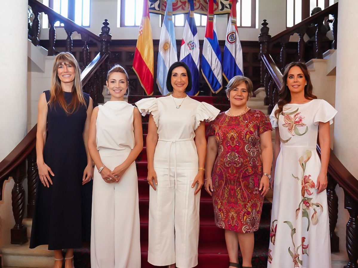 Primera dama recorre la Ciudad Colonial con sus homólogas de Argentina, Paraguay y Cuba 