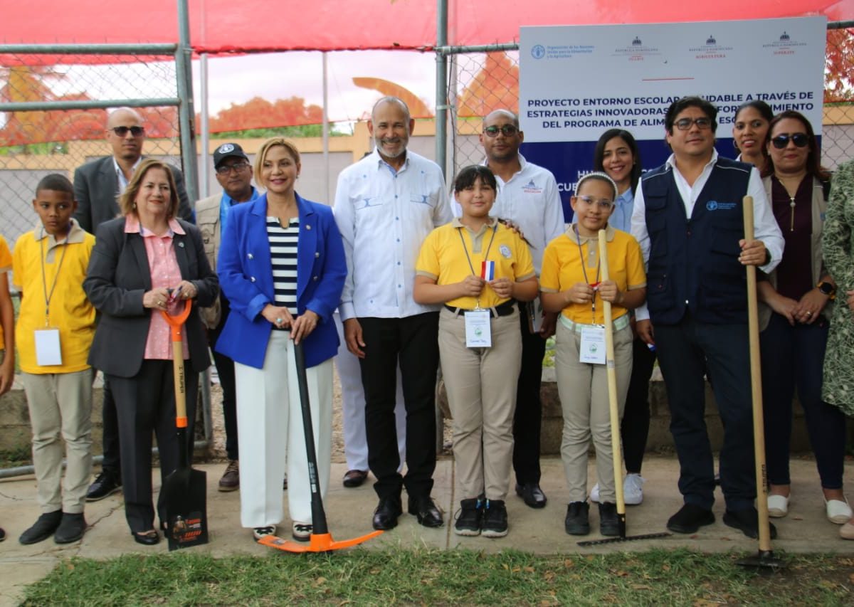 Inabie y FAO inauguran cuatro huertos escolares para uso pedagógico en escuelas de Santiago