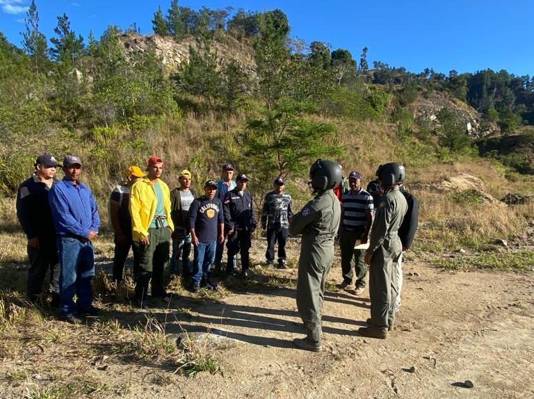 FARD continúa apoyando a Medio Ambiente y al COE para sofocar incendios forestales