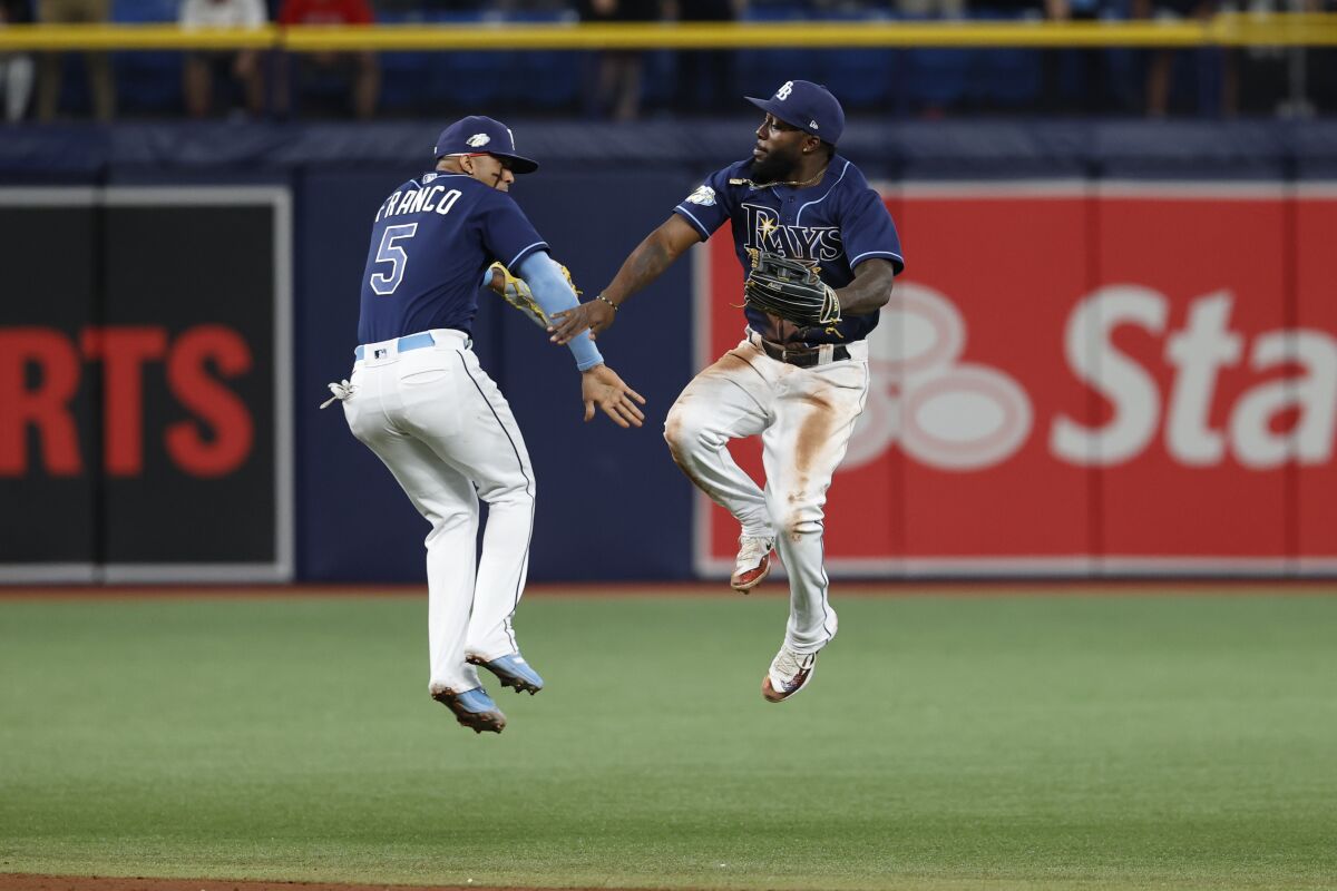 Rays de Tampa Bay vencen a los Cerveceros en la MLB