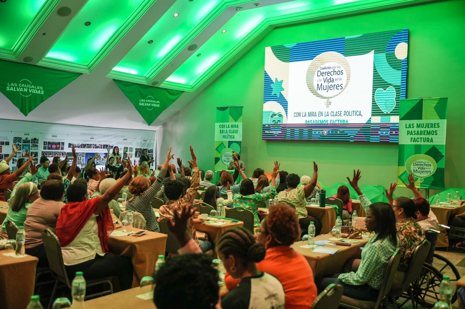 Mujeres advierten seguirán luchando por sus derechos (Foto: Fuente externa)