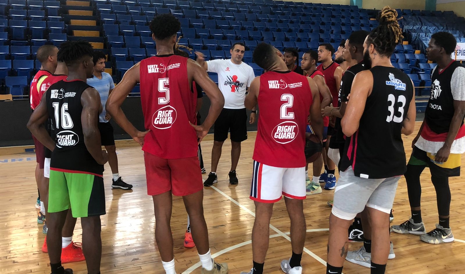 Leones de Santo Domingo con exitosa convocatoria en primer día  entrenamiento del equipo