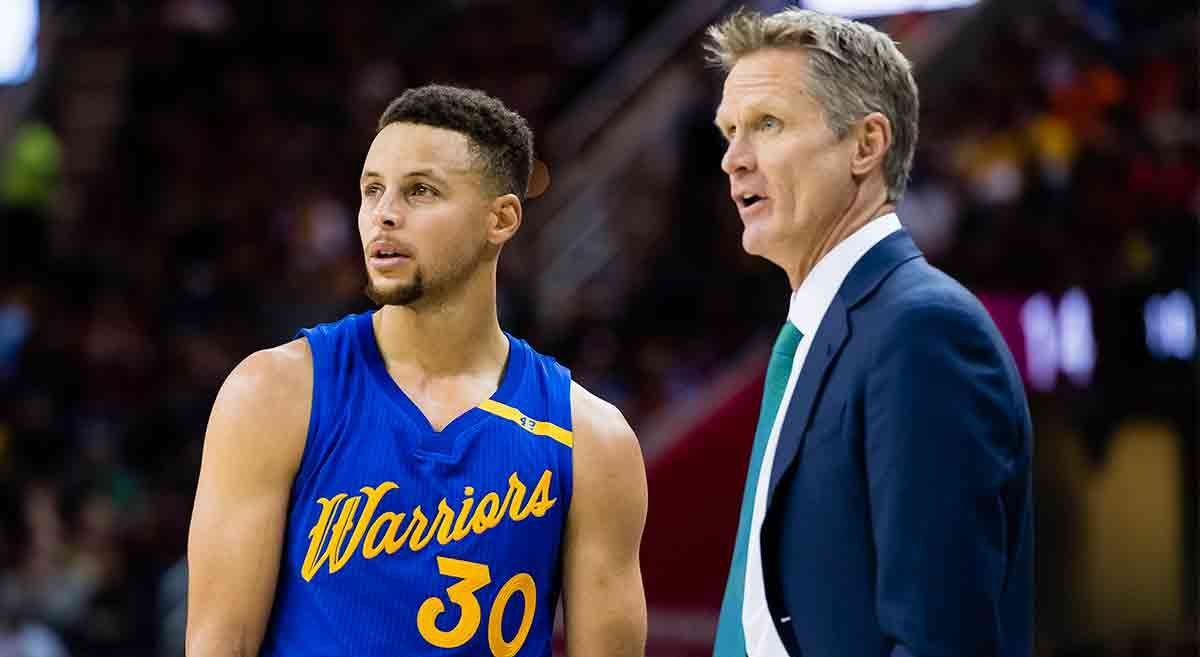 Stephen Curry y SteveKerr