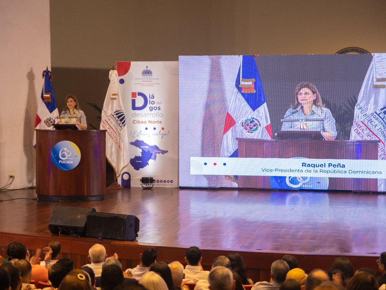 Raquel Peña encabeza diálogos de desarrollo para provincias del Cibao Norte