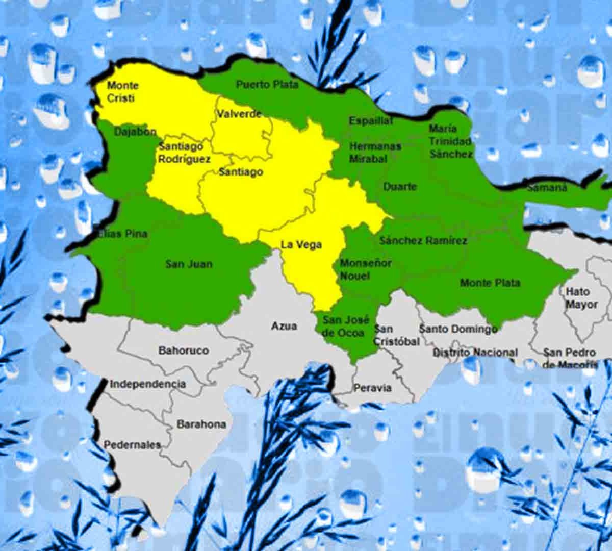 Cinco Provincias En Alerta Amarilla Y Trece En Verde Ante Posibles