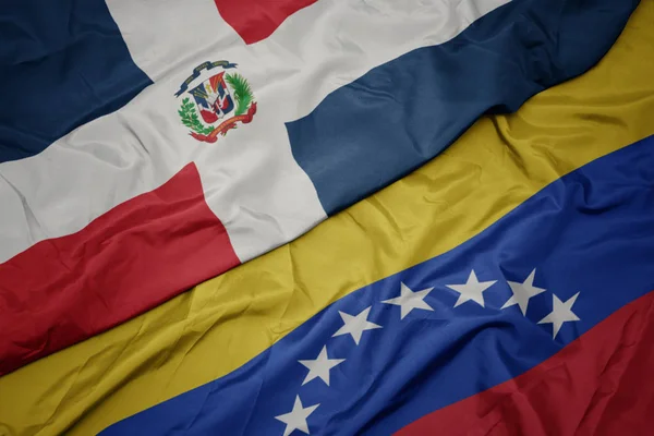 depositphotos 306214558 stock photo waving colorful flag of venezuela