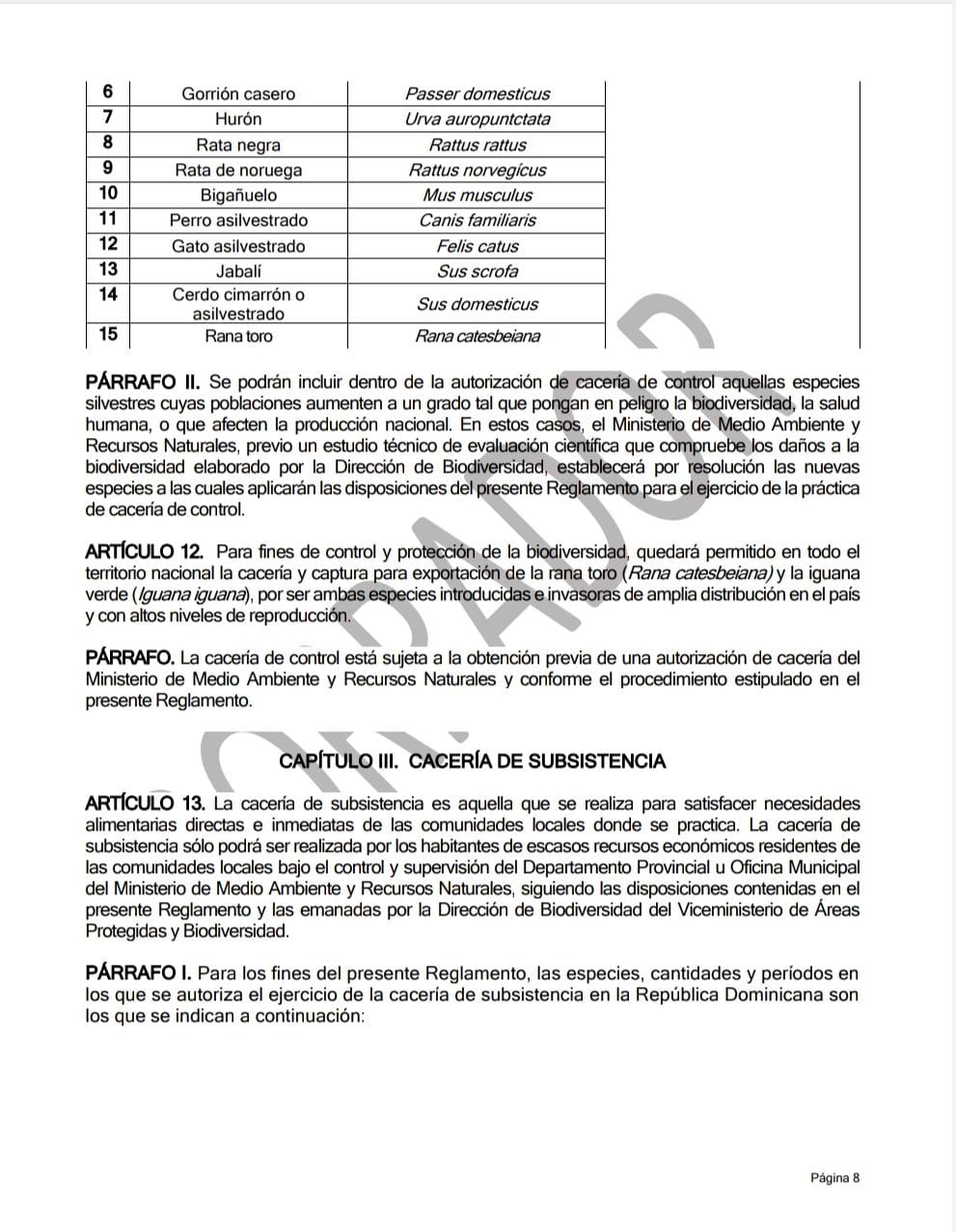 Fedda: Perros y gatos sí están contemplados en reglamento de cacería, pero es un “error”