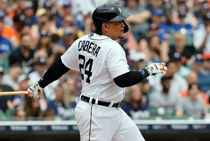 Tigers legend Miguel Cabrera climbs up to George Brett territory