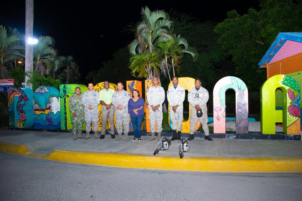 Autoridades en Barahona