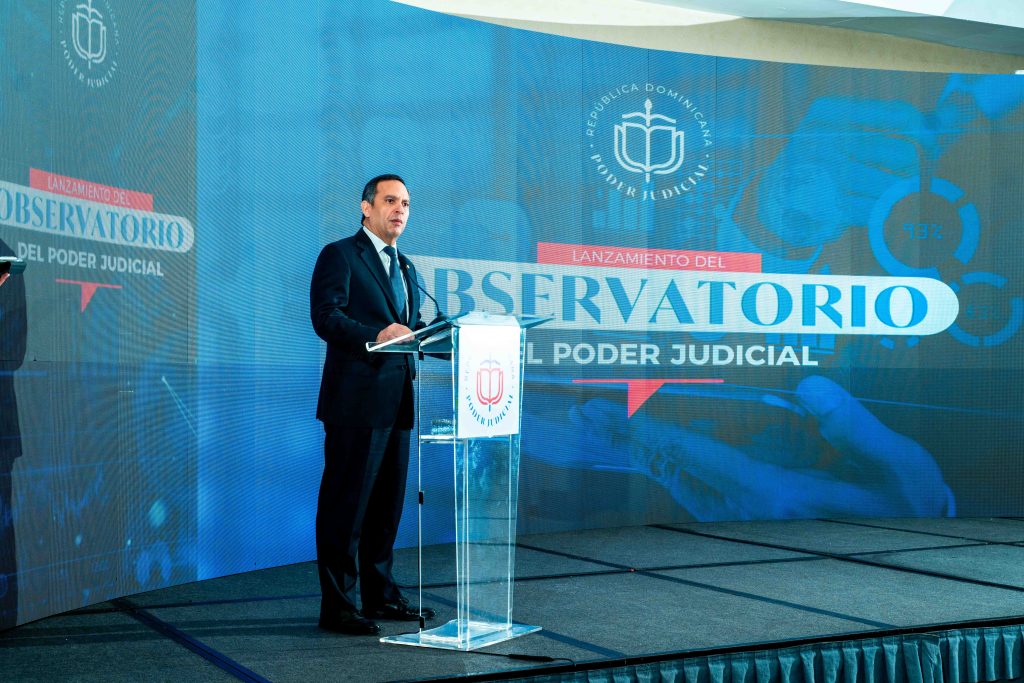 El magistrado Henry Molina, presidente de la Suprema Corte de Justicia.