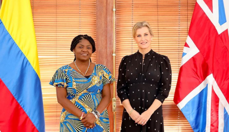 Francia Márquez y la duquesa de Edimburgo, Sofía. (Foto: Fuente Externa)