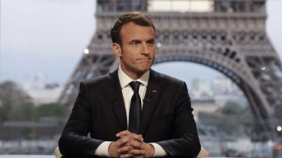 El presidente de Francia, Emmanuel Macron