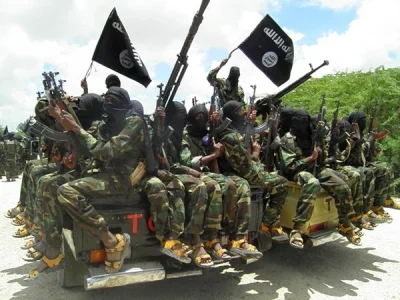 Soldados de Somalia.