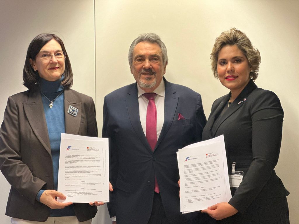 ProCompetenciaRD y CNMC firman acuerdo de entendimiento para promover marco de cooperación