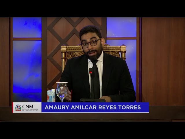 CNM elige al abogado Amaury Amilcar Reyes Torres como nuevo juez del TC